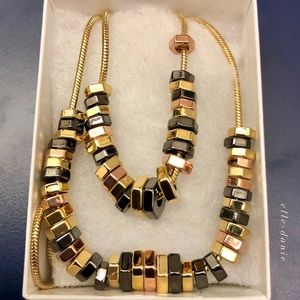 Tri-Colored Gold Romolo Necklace